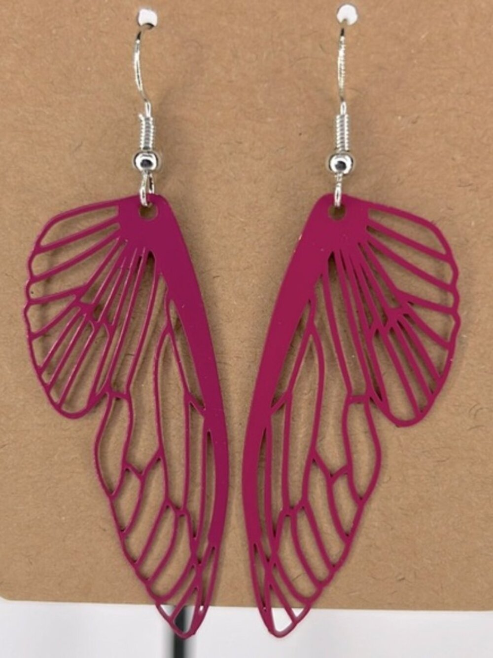 Delicate Filigree Brass Dangle Earrings Fashion Jewelry - Picture 1 of 3